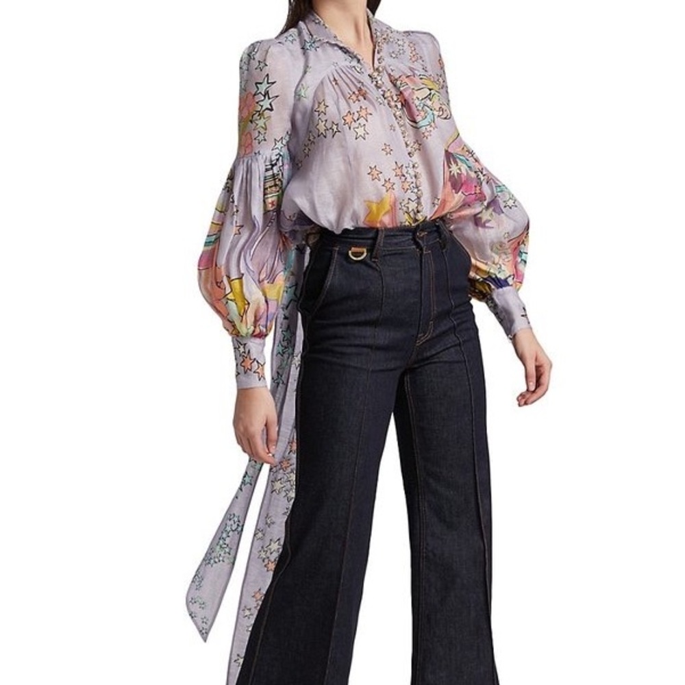 Zimmermann Multicolor Star Print Blouse